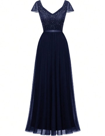 Rochie lunga SHEIN, bleumarin