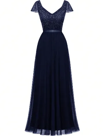 Rochie lunga SHEIN, bleumarin