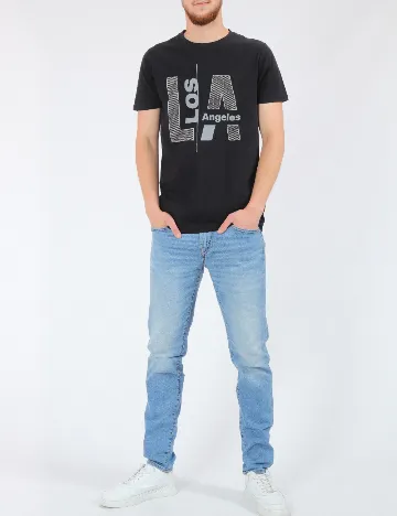 Tricou Milano Bulls, negru Negru