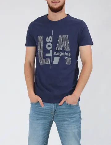 Tricou Milano Bulls, bleumarin Albastru