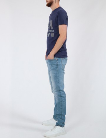 Tricou Milano Bulls, bleumarin