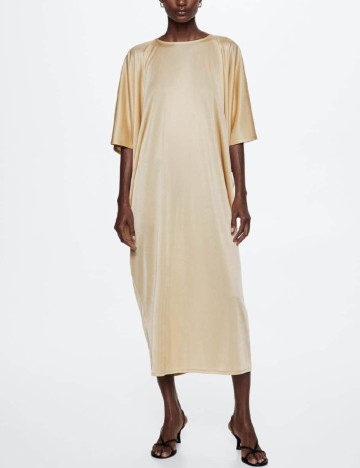 Rochie lunga Mango, crem