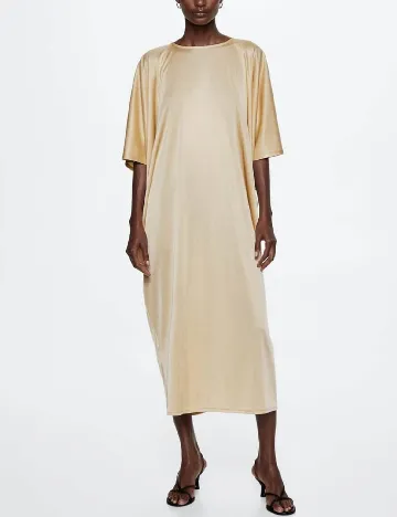 Rochie lunga Mango, crem