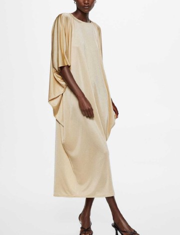 Rochie lunga Mango, crem