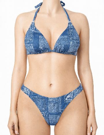 Costum de baie SHEIN, albastru