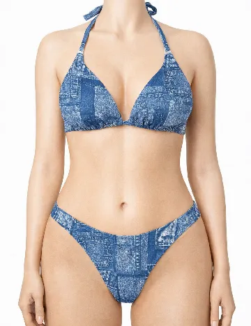 Costum de baie SHEIN, albastru