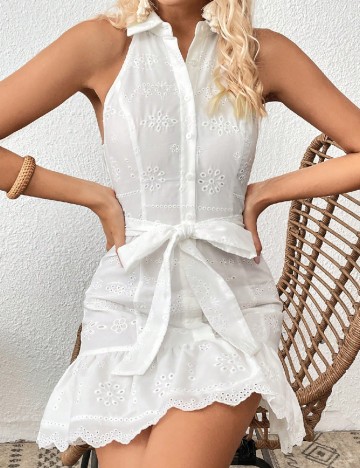 Rochie scurta SHEIN, alb