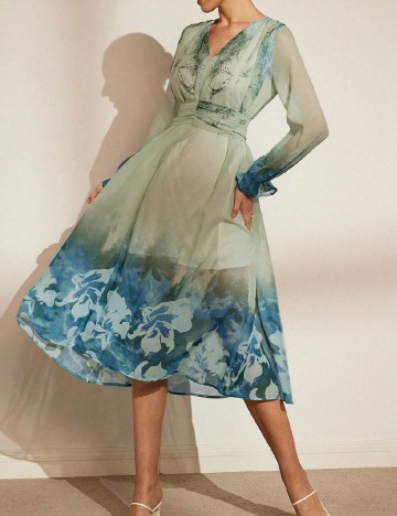 Rochie medie SHEIN, verde