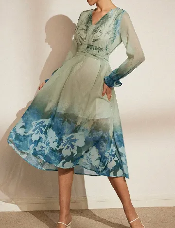 Rochie medie SHEIN, verde