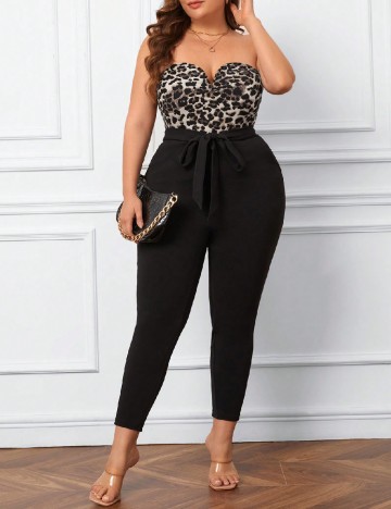Salopeta SHEIN CURVE, negru
