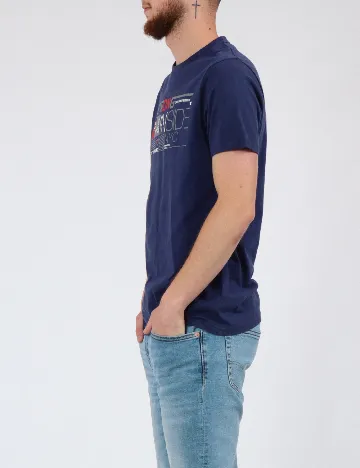 Tricou Milano Bulls, bleumarin Albastru