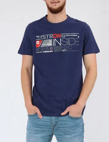 Tricou Milano Bulls, bleumarin Albastru