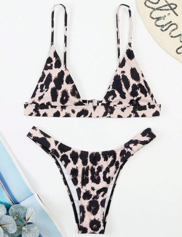 Costum de baie SHEIN, animal print