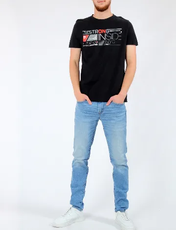 Tricou Milano Bulls, negru Negru