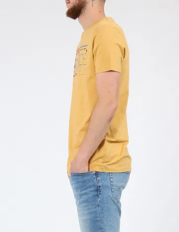 Tricou Milano Bulls, mustar Galben