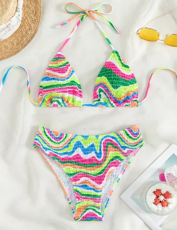 Costum de baie SHEIN, mix culori