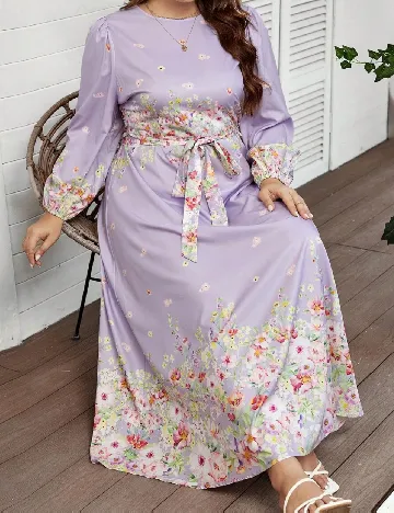 Rochie lunga SHEIN CURVE, floral