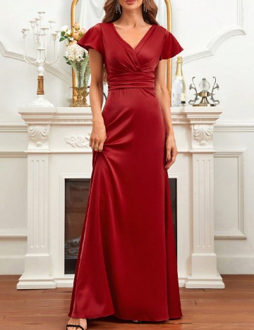 Rochie lunga SHEIN, rosu