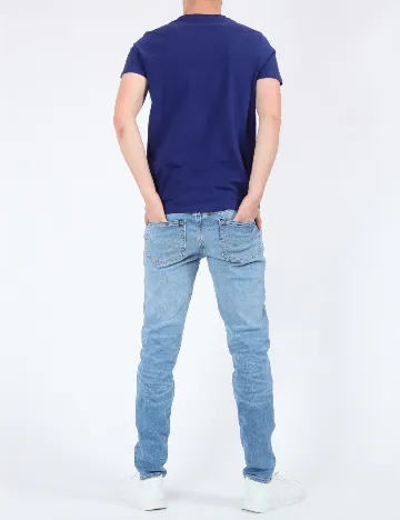 Tricou Milano Bulls, bleumarin Albastru