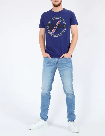 Tricou Milano Bulls, bleumarin Albastru