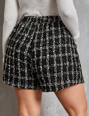 Pantaloni scurti SHEIN CURVE, negru