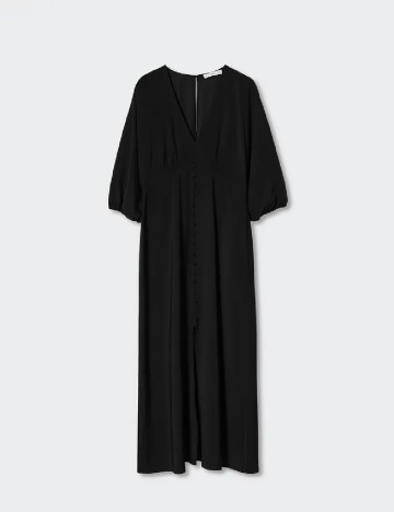 Rochie medie Mango Violeta, negru