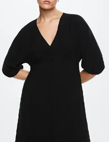 Rochie medie Mango Violeta, negru