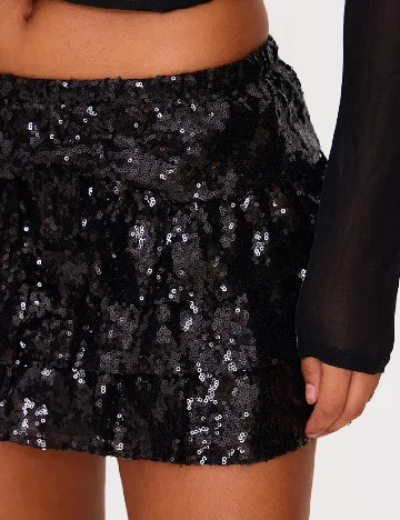 Fusta PRETTYLITTLETHING, negru