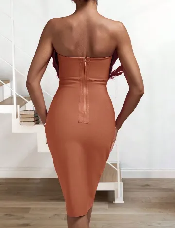 Rochie scurta SHEIN, maro