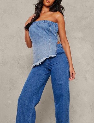 Top PRETTYLITTLETHING, albastru