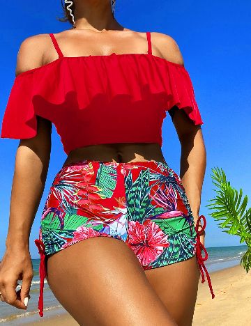 Costum de baie SHEIN, mix culori