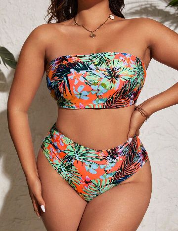 Costum de baie SHEIN CURVE, mix culori