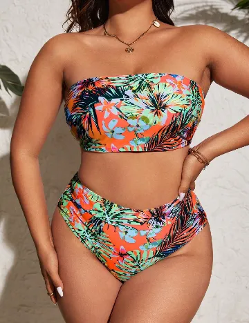 Costum de baie SHEIN CURVE, mix culori