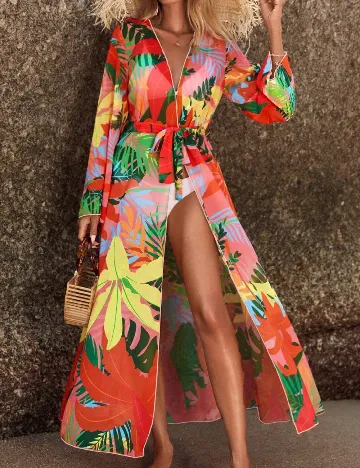 Rochie de plaja SHEIN, mix culori