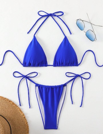 Costum de baie SHEIN, albastru