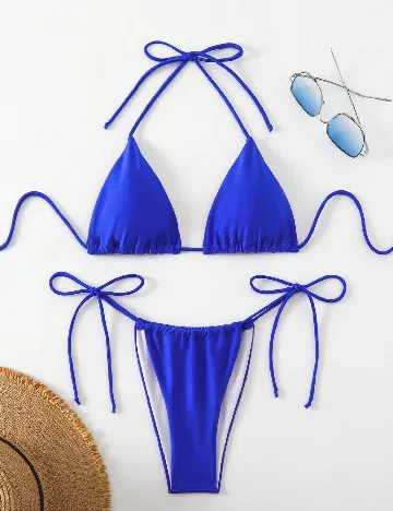 Costum de baie SHEIN, albastru