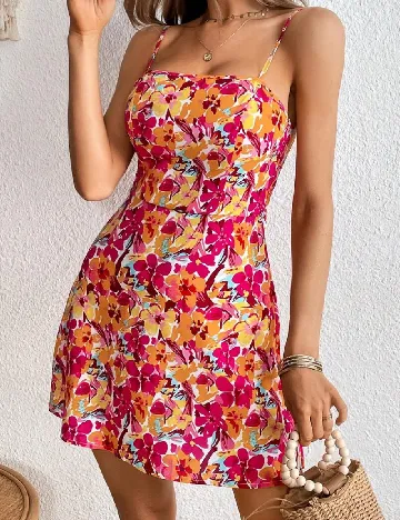 Rochie scurta SHEIN, floral