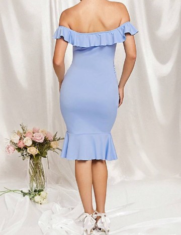 Rochie medie SHEIN, bleu