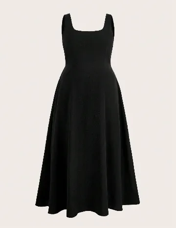 Rochie lunga SHEIN CURVE, negru