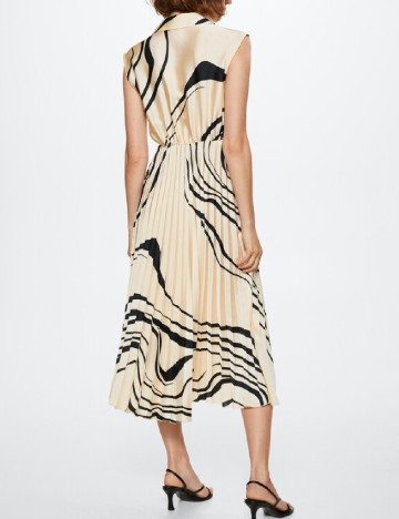 Rochie medie Mango, crem