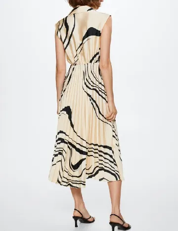 Rochie medie Mango, crem