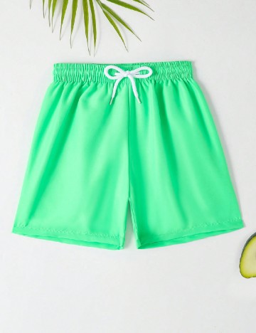 Pantaloni scurti Shein Kids, verde