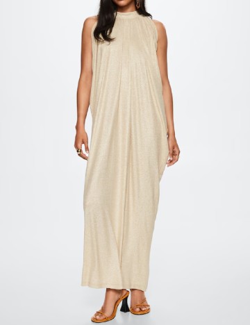 Rochie lunga Mango, crem