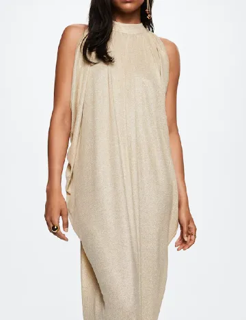 Rochie lunga Mango, crem