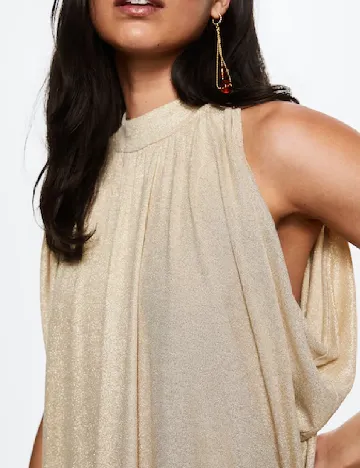 Rochie lunga Mango, crem