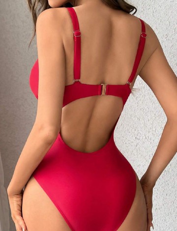 Costum de baie SHEIN, rosu