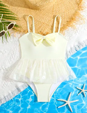 Costum de baie Shein Kids, galben Galben
