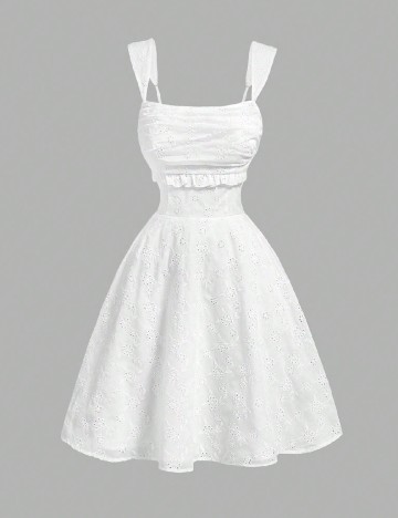 Rochie scurta SHEIN, alb