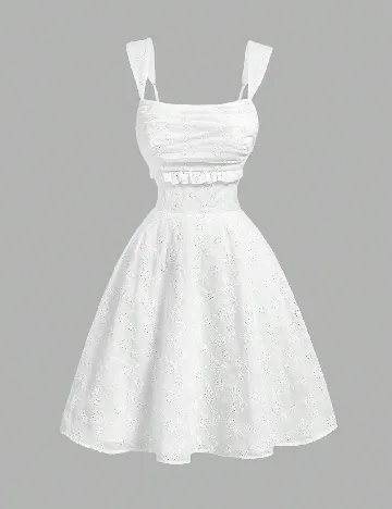Rochie scurta SHEIN, alb