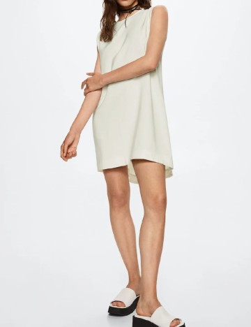Rochie scurta Mango, crem